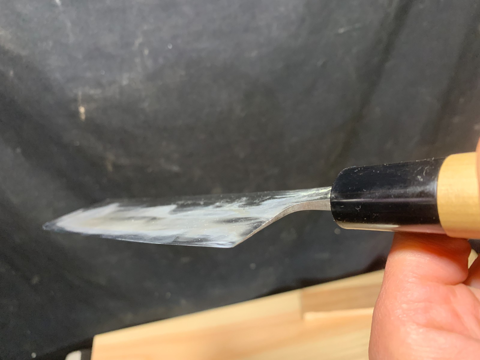 #3 Sharpened: Japanese Kitchen Knife – Nakiri 30 16-cm – 120g /carbon steel