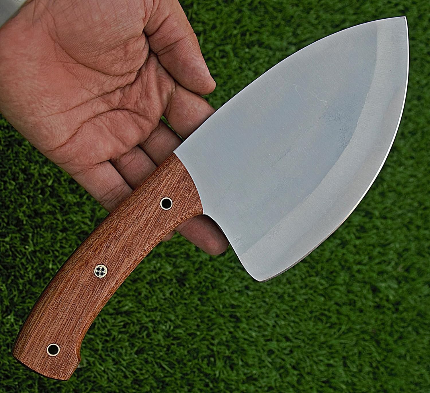 Handmade Cleaver Tuna Fish Knife Full Tang Butchering Cutting Filleting Small