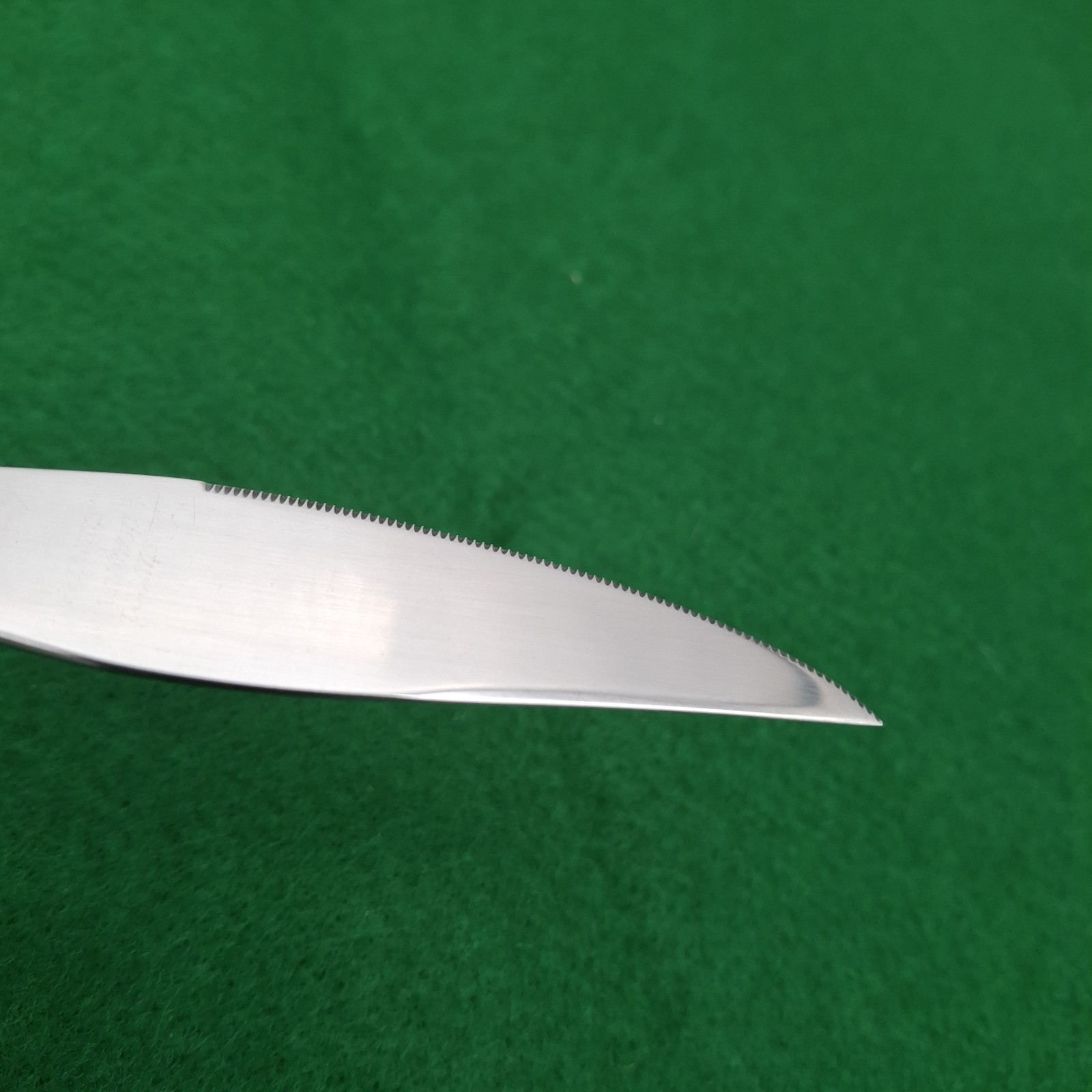 Fleetwood Designer Steak Knife Set Of 6 Danish Mid Century Modern Teak Stainless