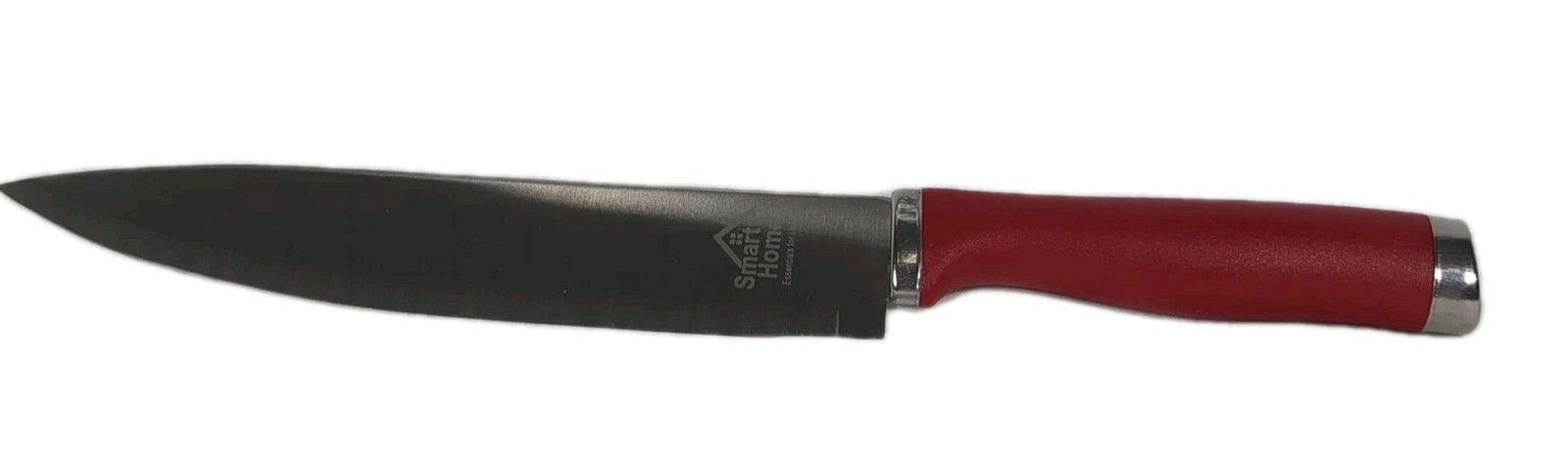 Smart Home Essentials 13″ Chef’s Knife Red Handle New Chopping Dicing Mincing