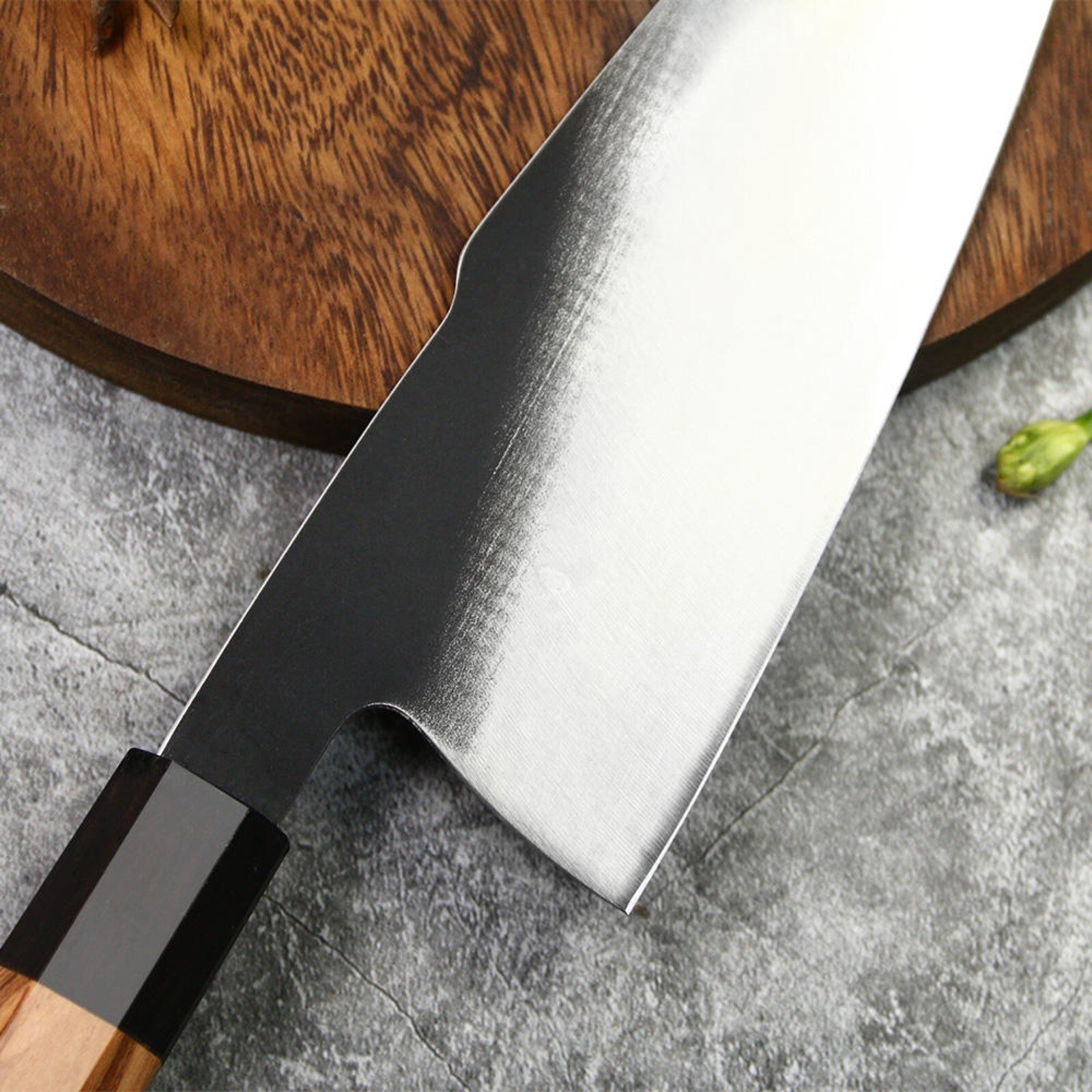 Japanese Chef’s Knife Sushi 10.5 Inch Knive 440C Steel Olive Wood Handle