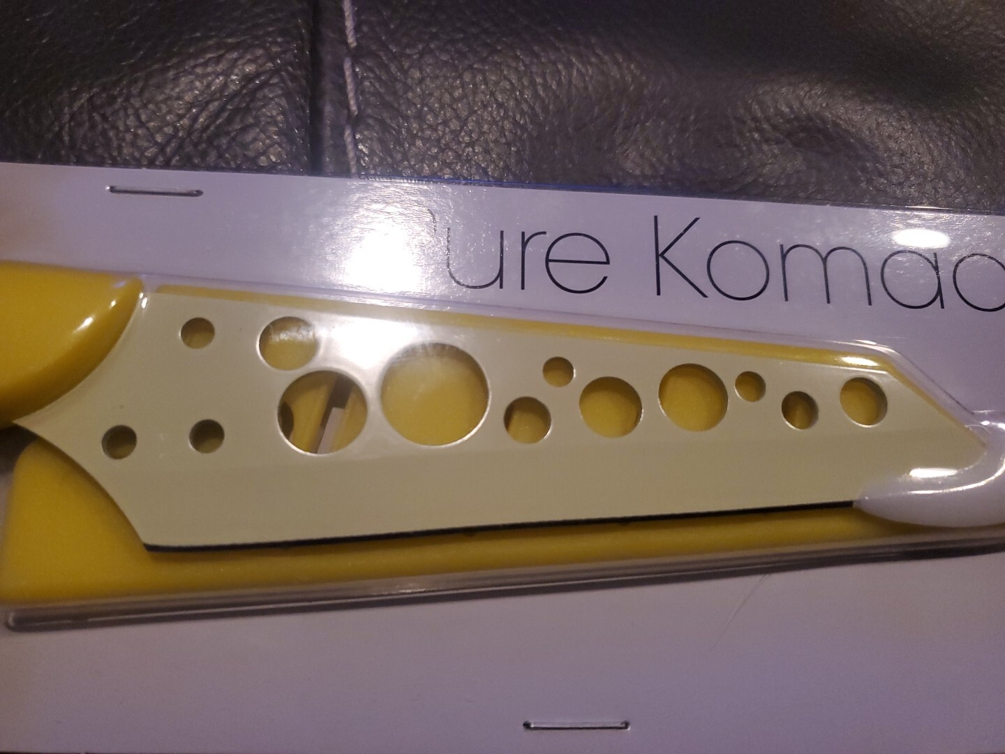 Kai Pure Komachi 2 4.5″ Cheese Knife with Sheath – Light Yellow