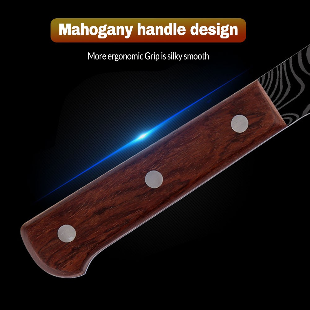 Meat Cleaver Butcher Knife Heavy Duty Stainless Steel Bone Chopper Cutting Axe
