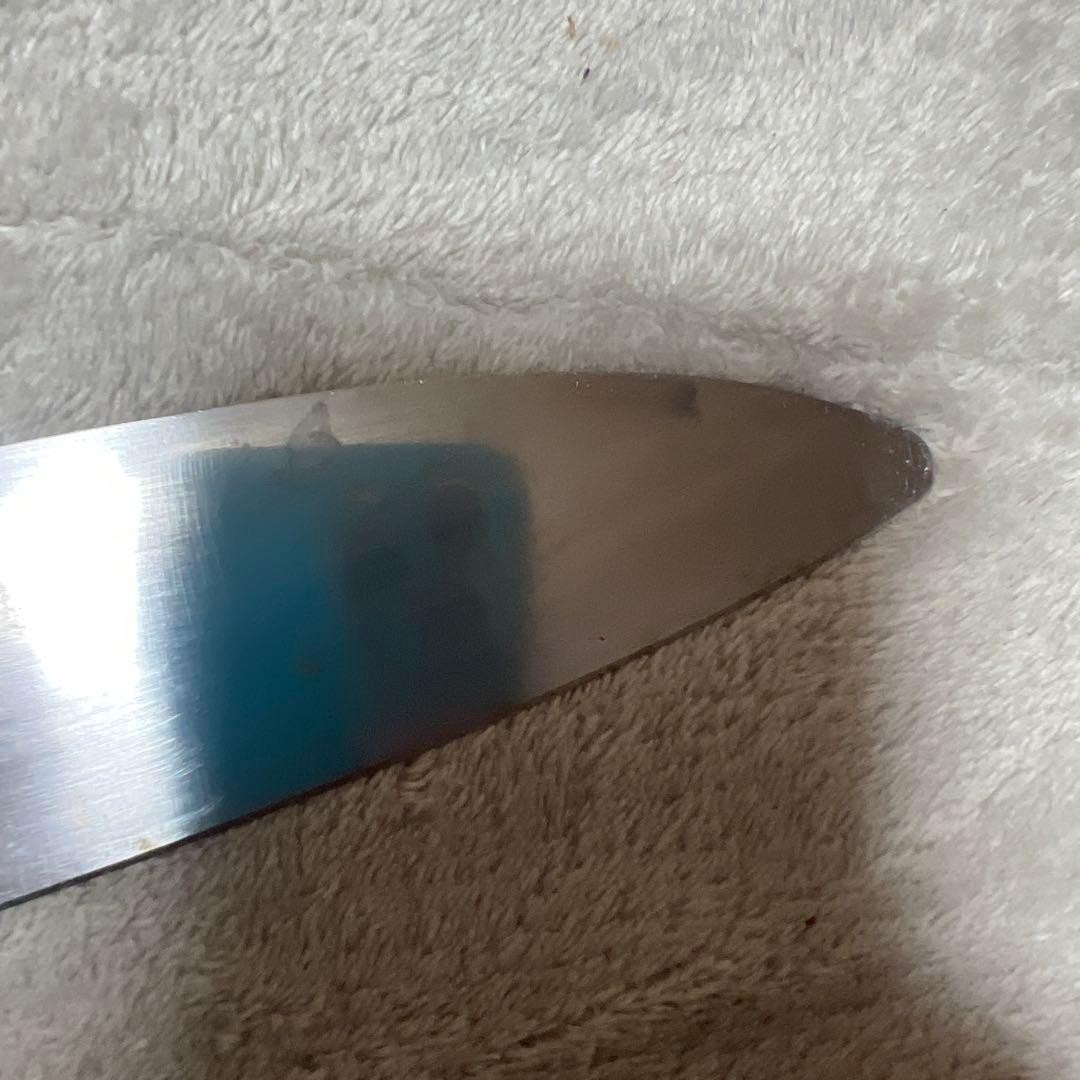 Sakai Takayuki INOX Santoku Knife 240mm (9.4″) Stainless Steel Good Condition