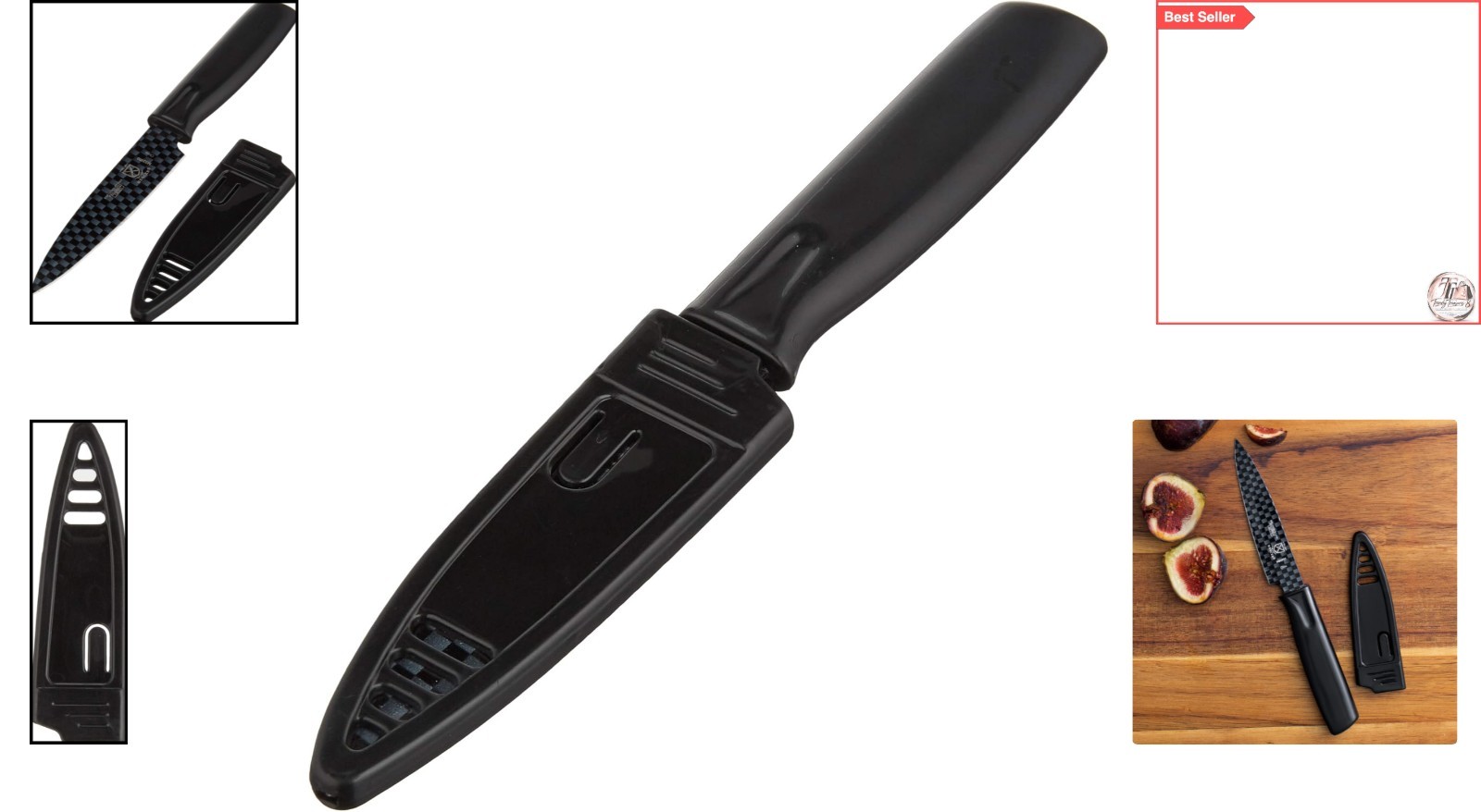 Mercer Non-Stick 4-Inch Paring Knife with ABS Sheath