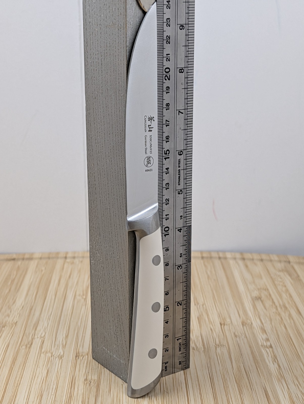 2pc CANGSHAN S1 Series 5-in STEAK Knife, Forged X50CrMoV15 German Steel, #60621