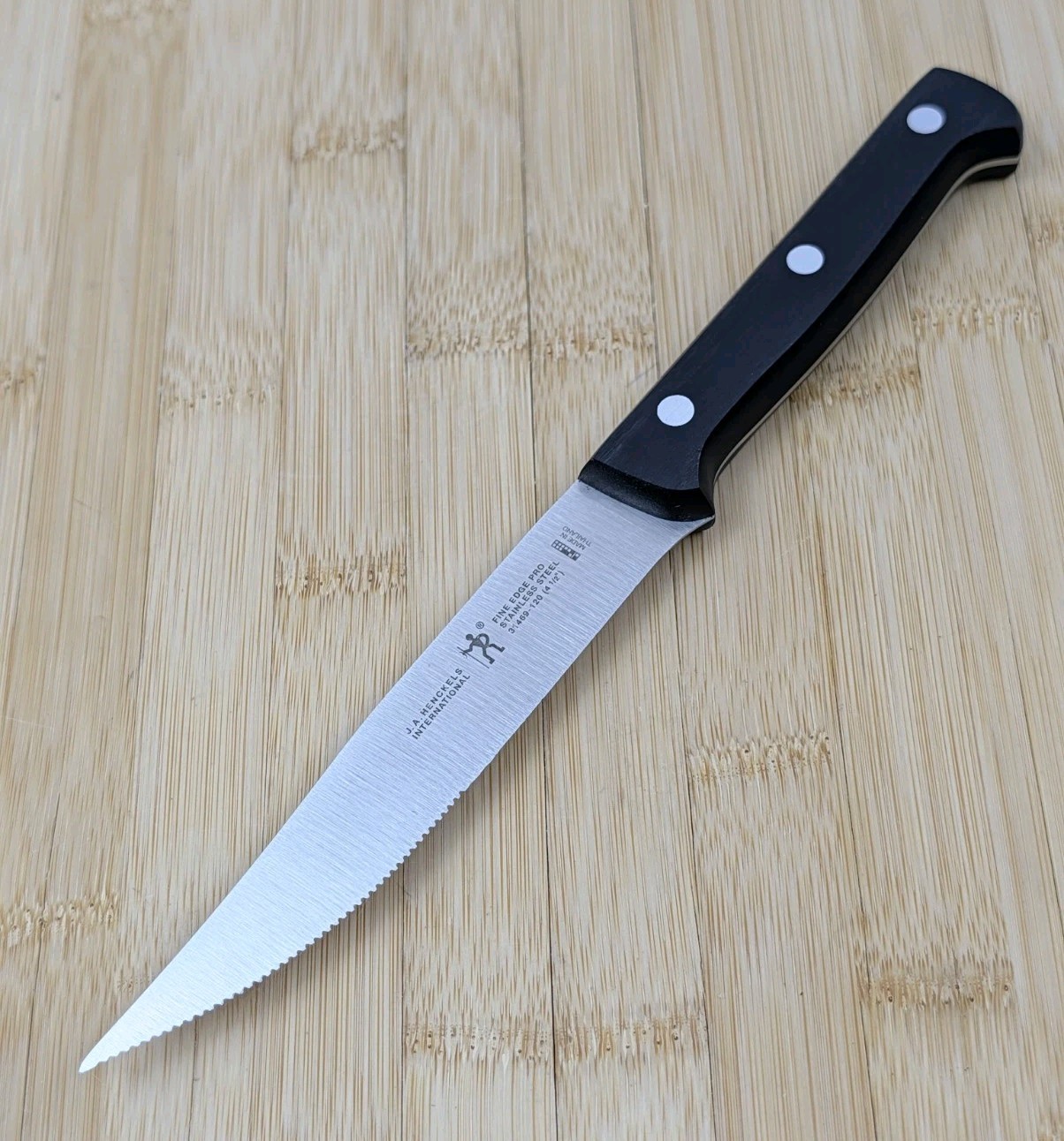 Henckels FINE EDGE PRO 4 1/2 in STEAK Knife SINGLE, Stainless Steel, 31469-120