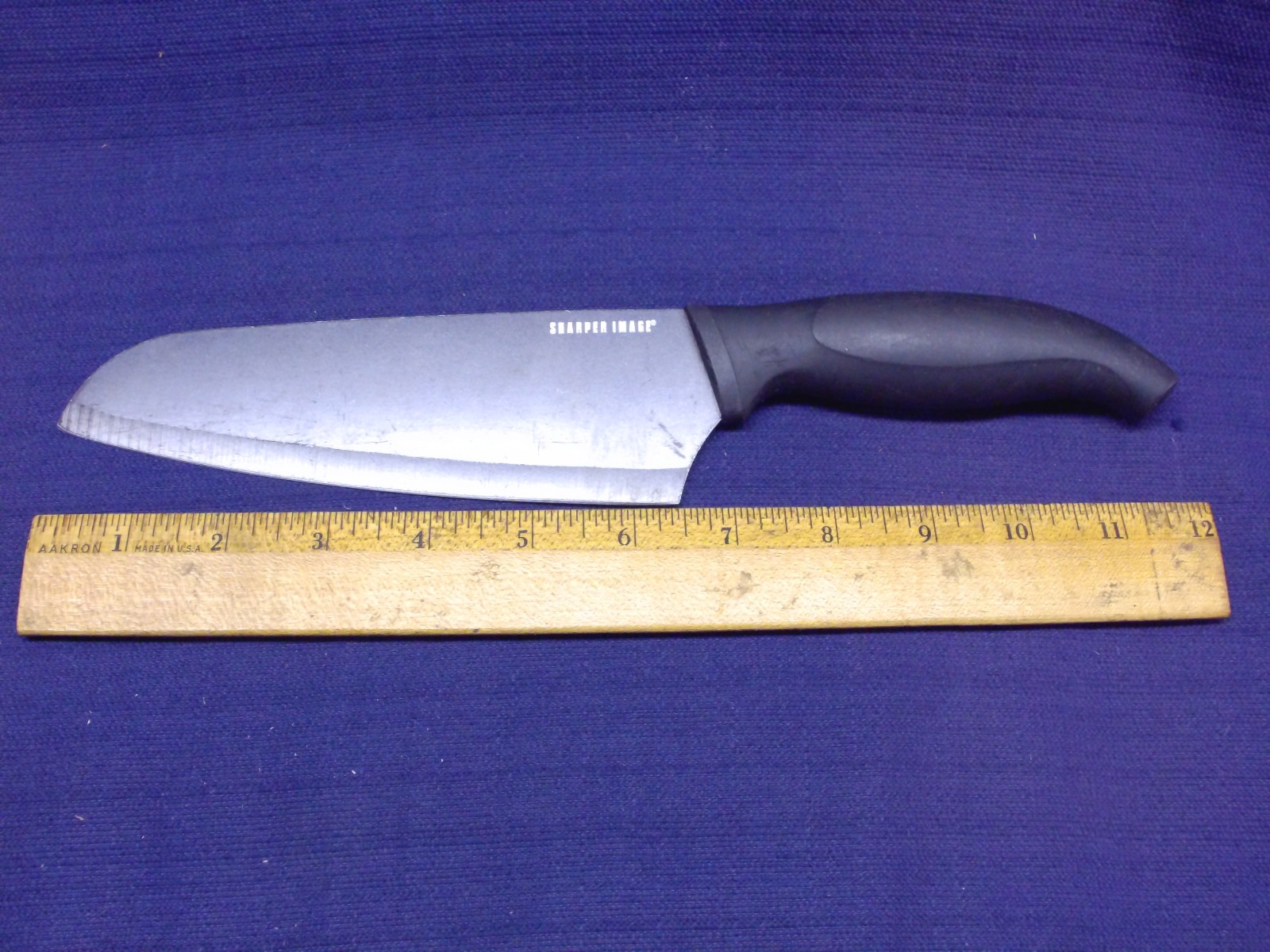 SHARPER IMAGE 11 3/4″ Length Chef Kitchen Knife with Scabbard
