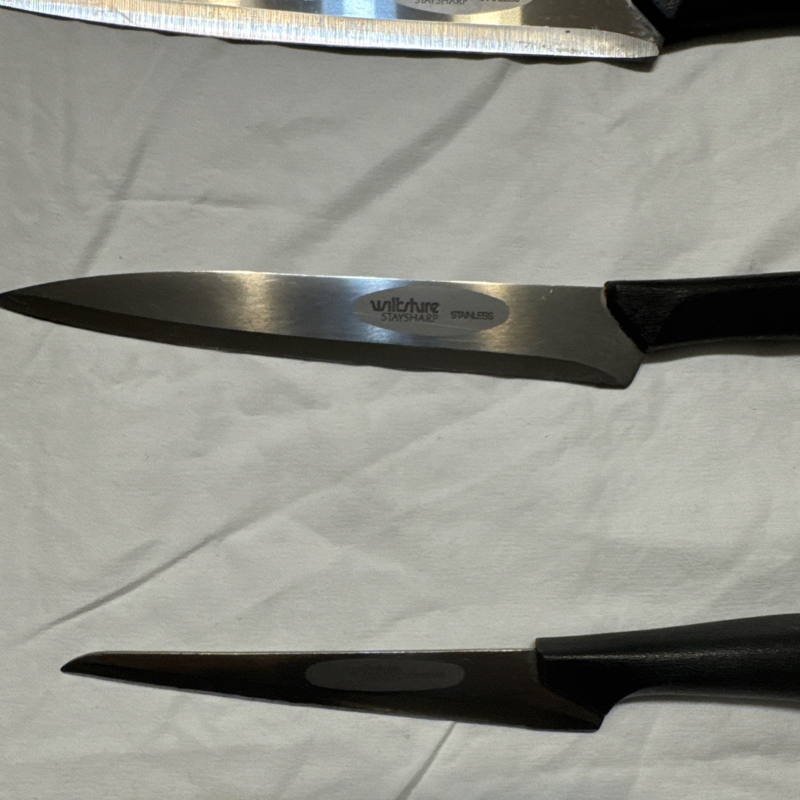 Lot Of 3 Vintage 1970’s WILTSHIRE STAYSHARP SELF SHARPENING KNIVES