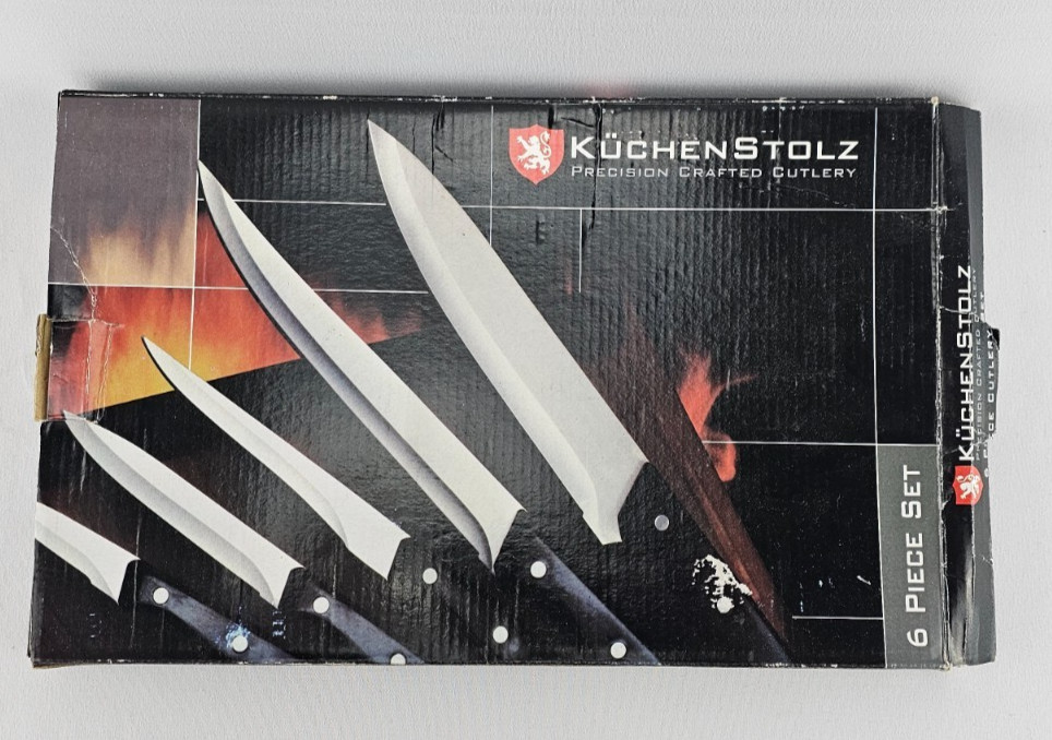 Küchenstolz 6‑Piece Stainless Steel Knife Set –New in Box