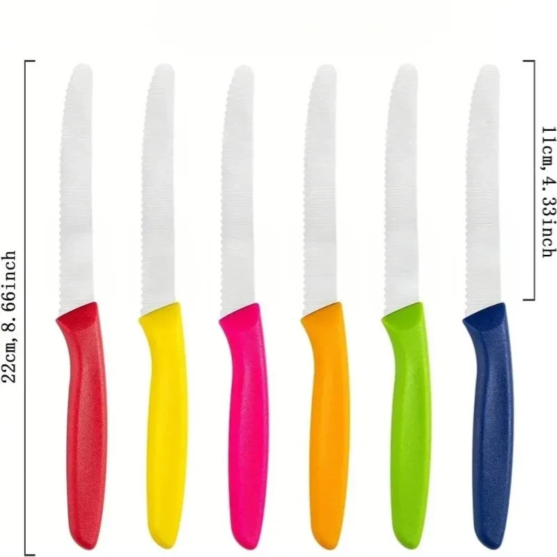 Victorinox Set of 6pcs Serrated Steak Tomato Sausage Meat Knives