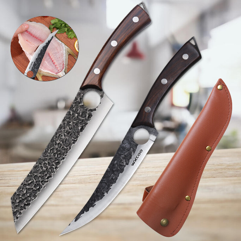 Ultra Sharp Kitchen Japanese Chef’s Knife Fruit Carving & Slicing Knives Cleaver