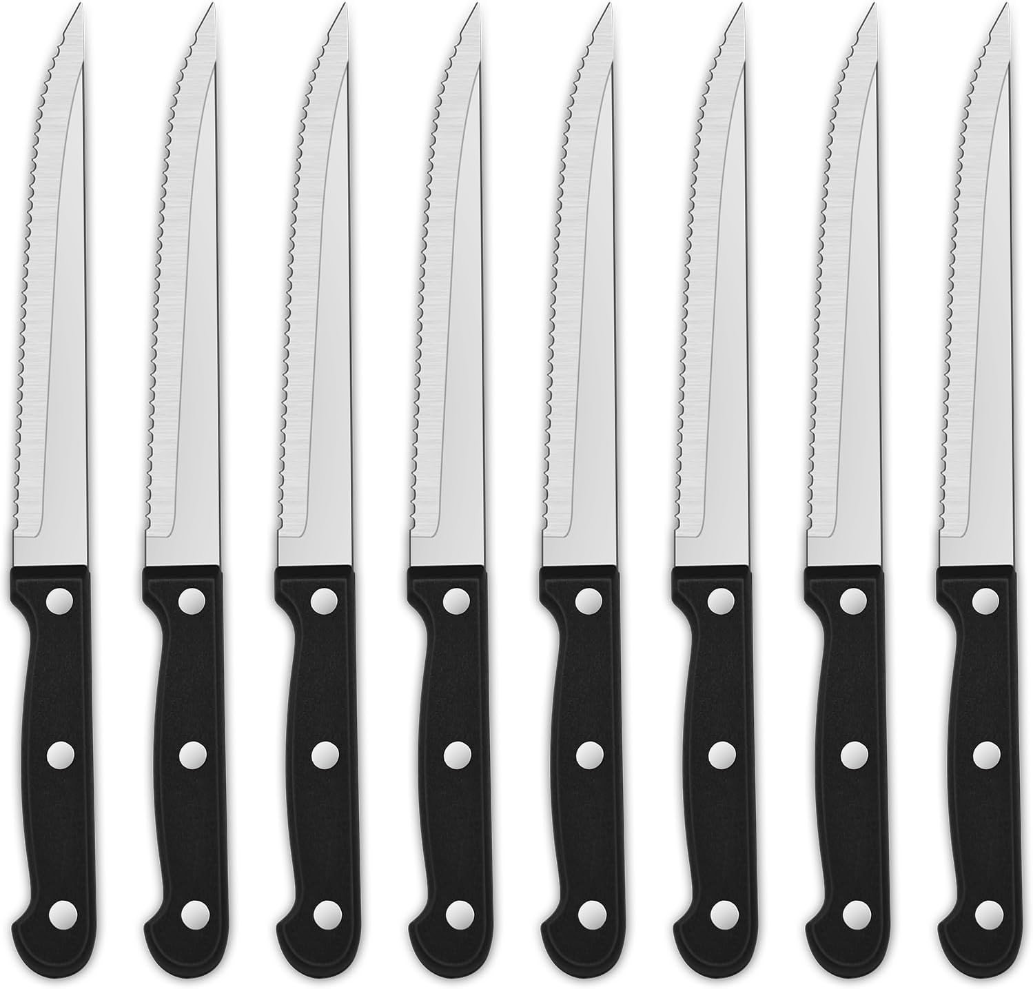 Steak Knives Set of 8 Stainless Steel Serrated Steak Knife kitchen Knife Set
