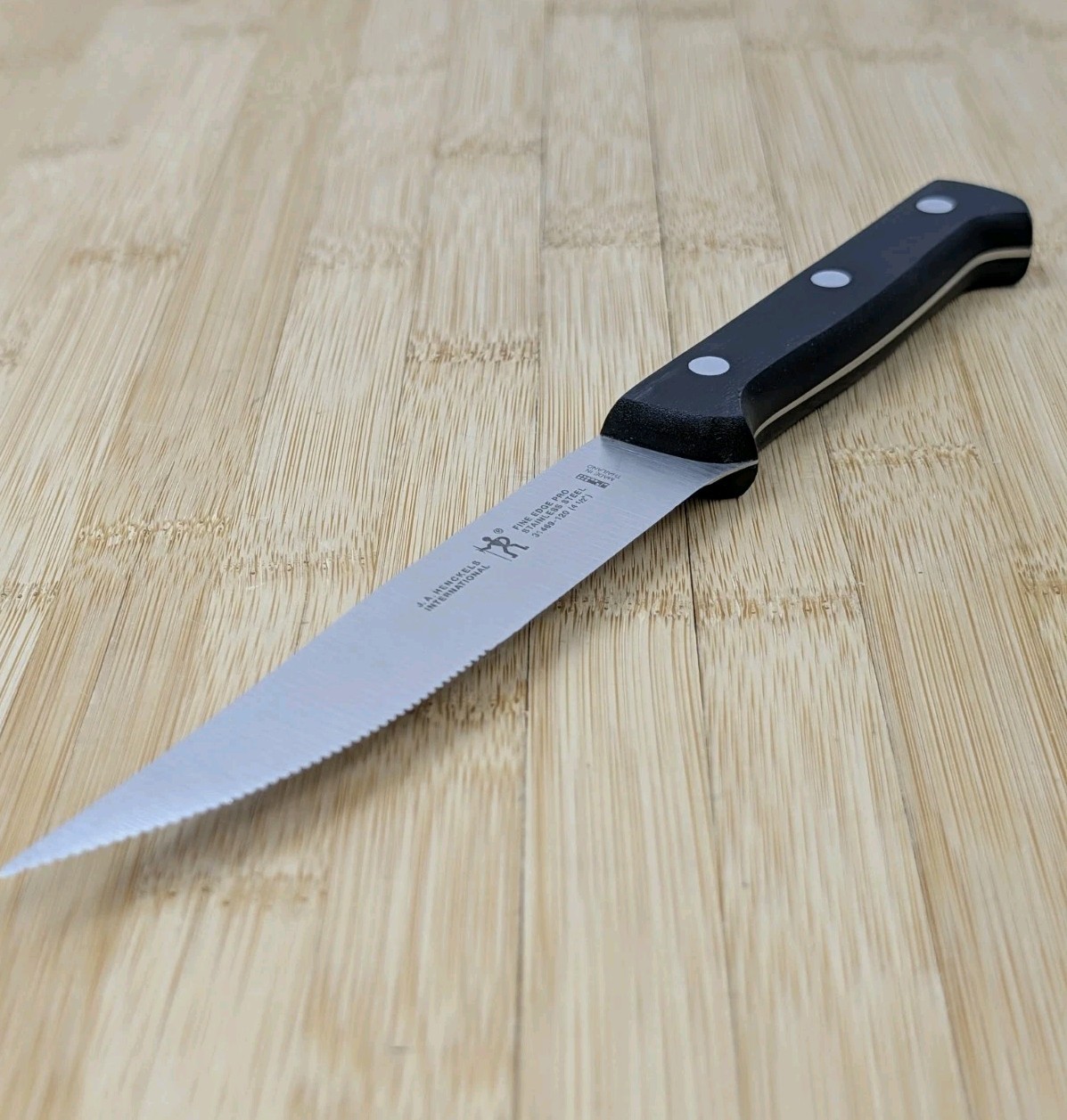 Henckels FINE EDGE PRO 4 1/2 in STEAK Knife SINGLE, Stainless Steel, 31469-120