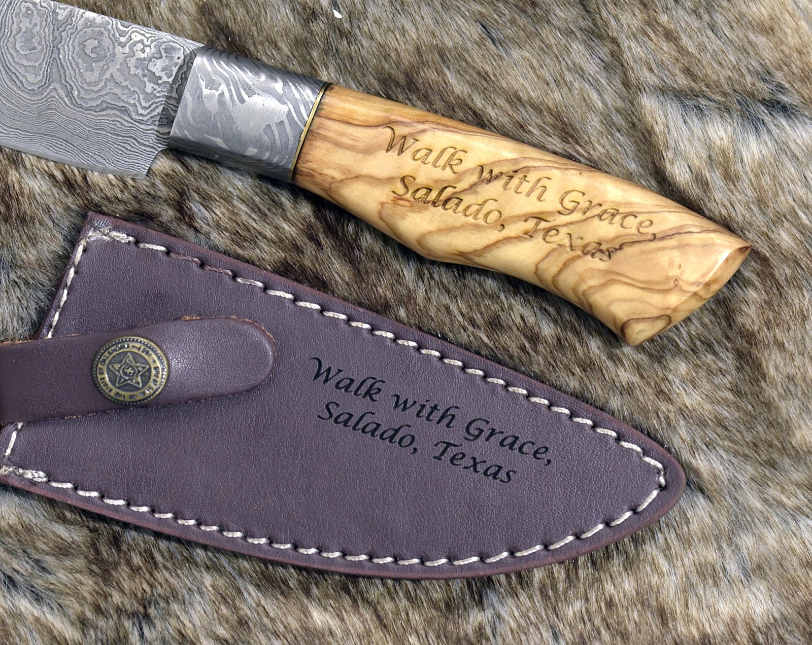 CUSTOM HANDMADE FORGED DAMASCUS STEEL PRO CHEF KITCHEN FIX BLADE KNIFE + SHEATH