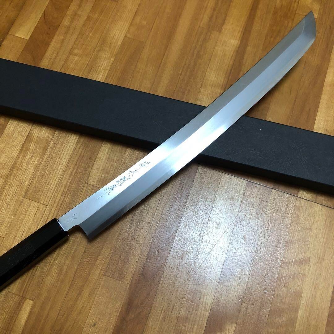 Nomura Shotaro Sakimaru Takohiki Japanese Kitchen Knife Ginsan 400mm New