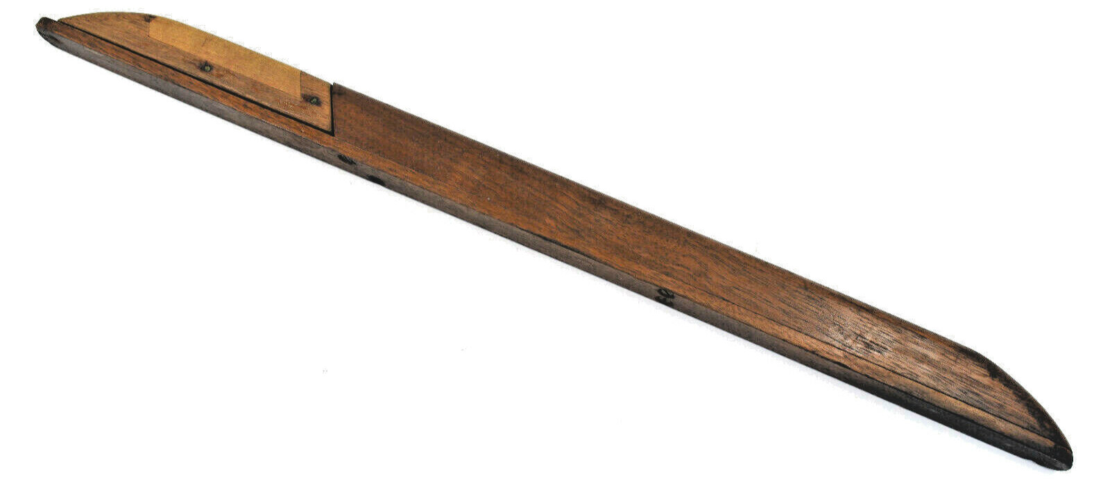 Robeson Shuredge Carving Knife Self Sharpening Mid-Century Modern Teak Case 20”