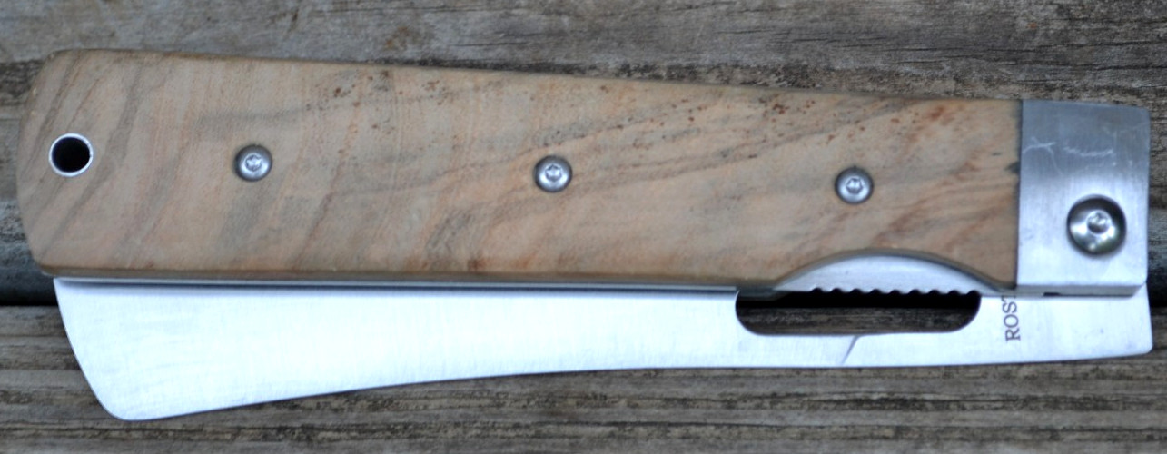 ZhengSheng 4.8″ Ultra Sharp 440A Stainless Steel Blade Folding Chef Knife — New