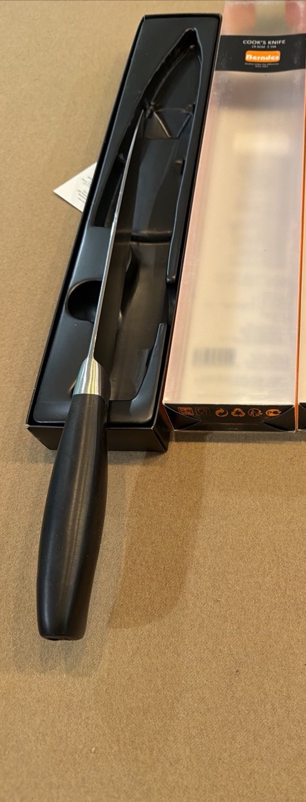 NEW Berndes Hand-Forged Professional 7.8in Carving Knife Since 1921