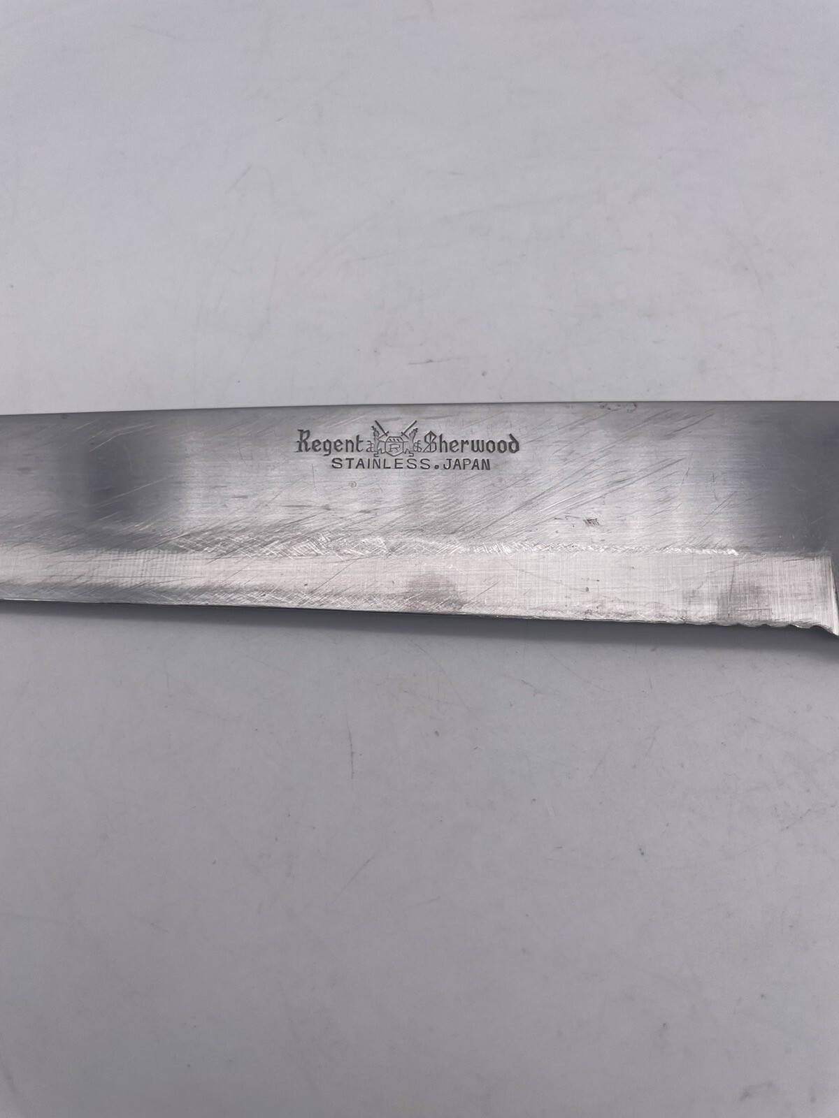 REGENT Sherwood Stainless Steel Chefs Carving Knife Wood Handle 8” Japan