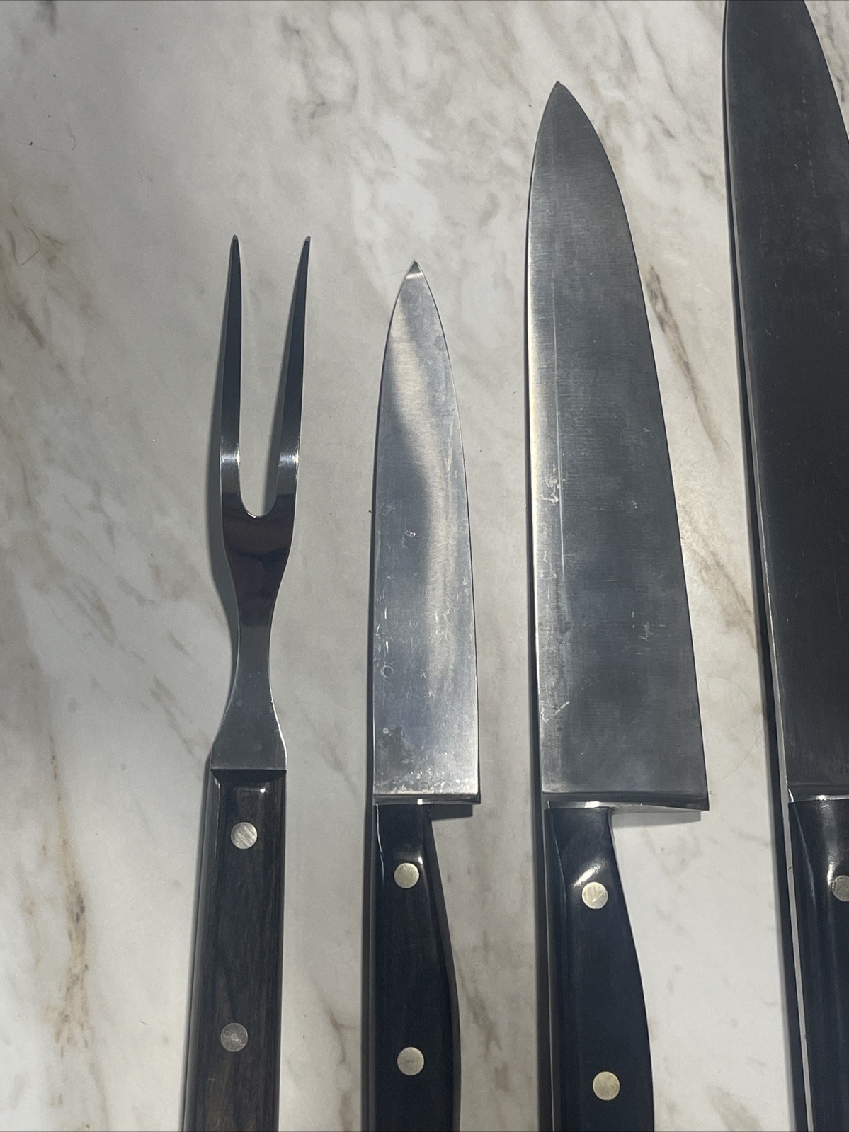 WR Case & Sons Cutlery Gourmet Chef Kitchen Knife 102-10/8/6 SS Triple Rivet Set