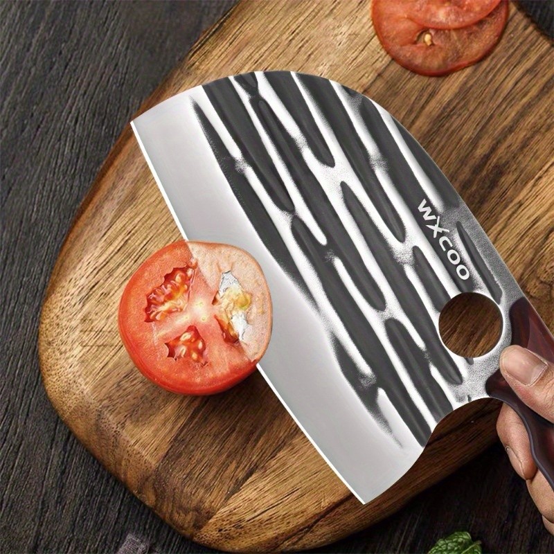 10PCS Stainless Steel Kitchen Chopper Knife Set Utility Beef Butcher Knives