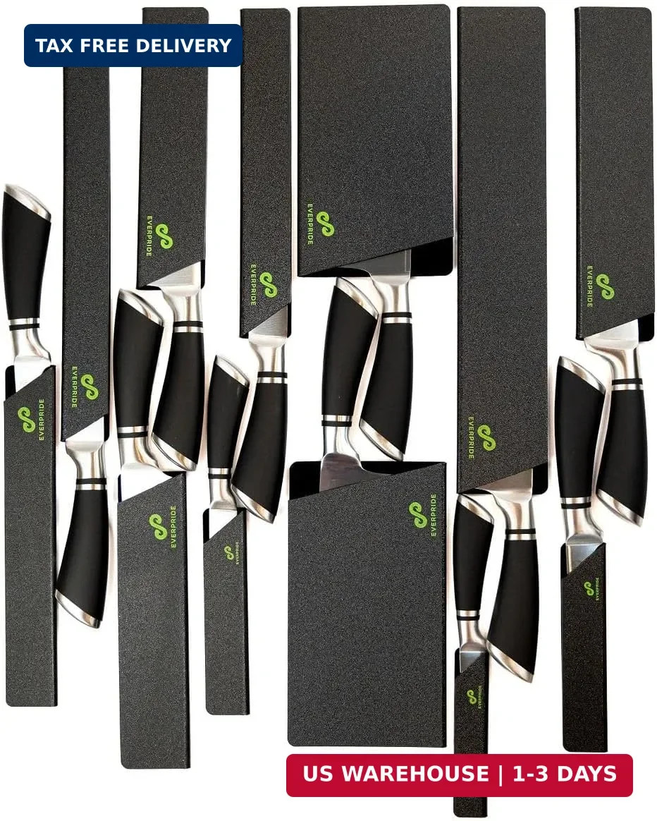 12-Piece Knife Guard Set, Universal Blade Cover Knife Sheaths for Chef and Kitch