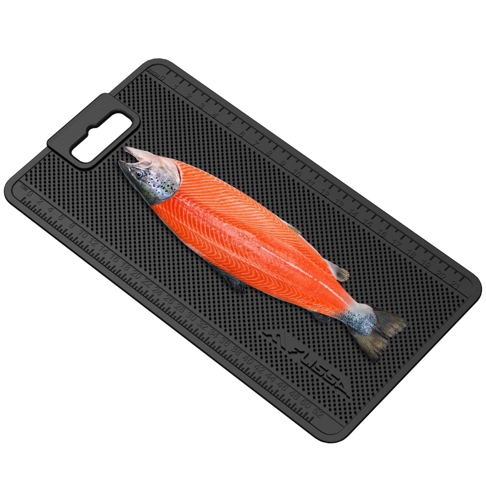 Nonslip Fish Fillet Mat with Measuring Scale Durable & Portable Fish Cleaning…