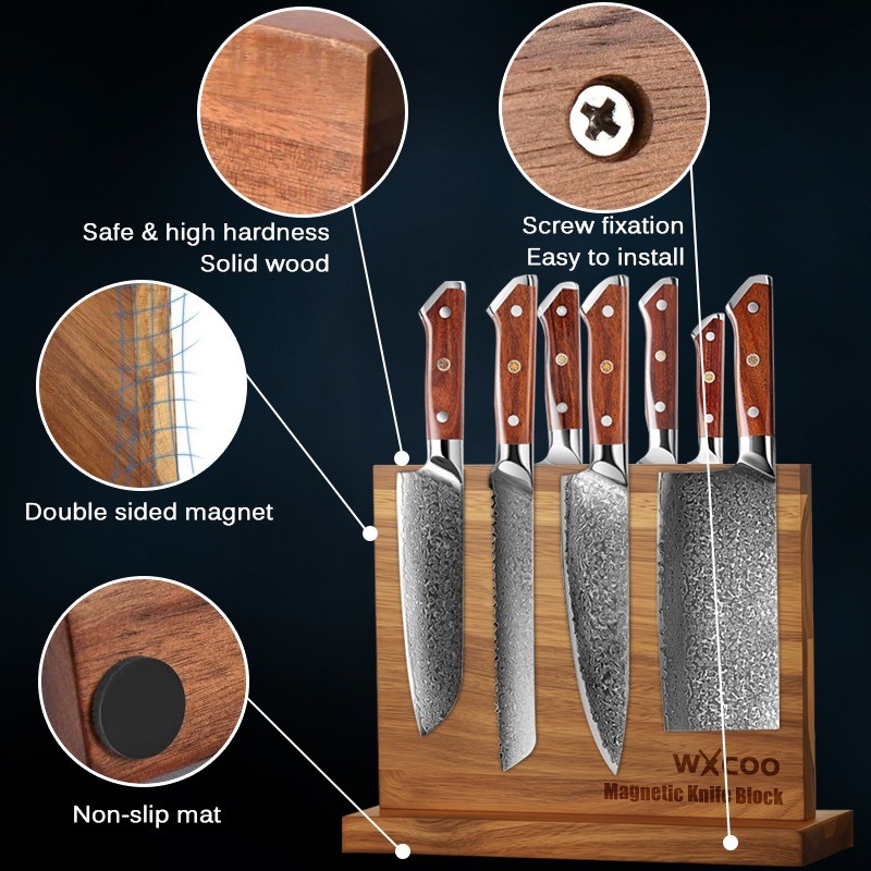 12PCS Stainless Steel Knife Set Multipurpose Chef Utility Cutting Knives