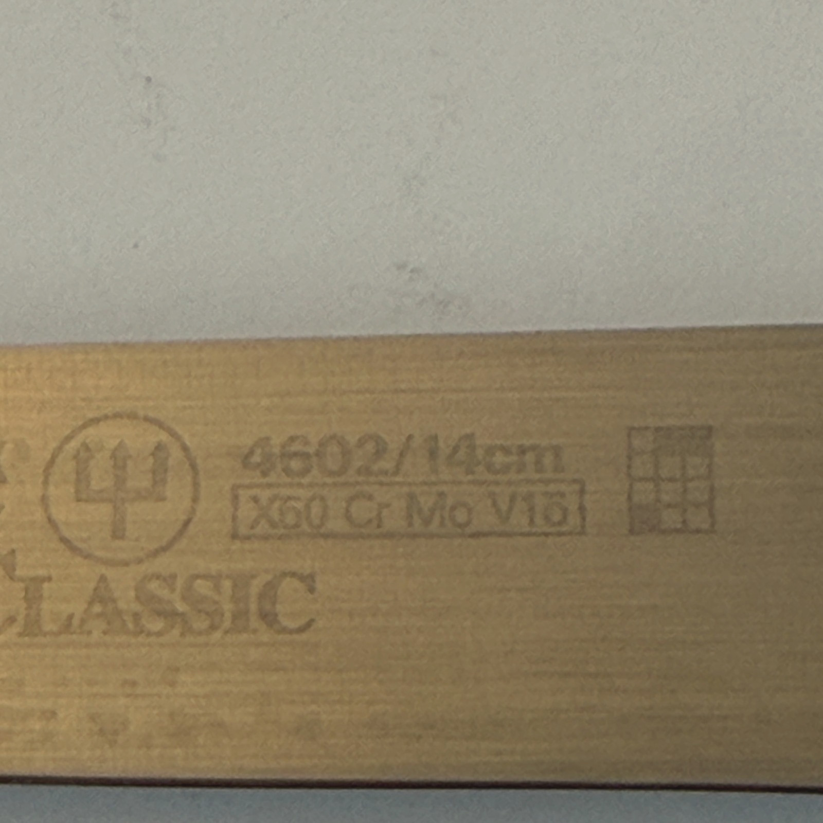 VINTAGE WUSTHOF INOX SOLINGEN GERMANY BLACK CLASSIC BONING KNIFE 5″ 4602/14CM
