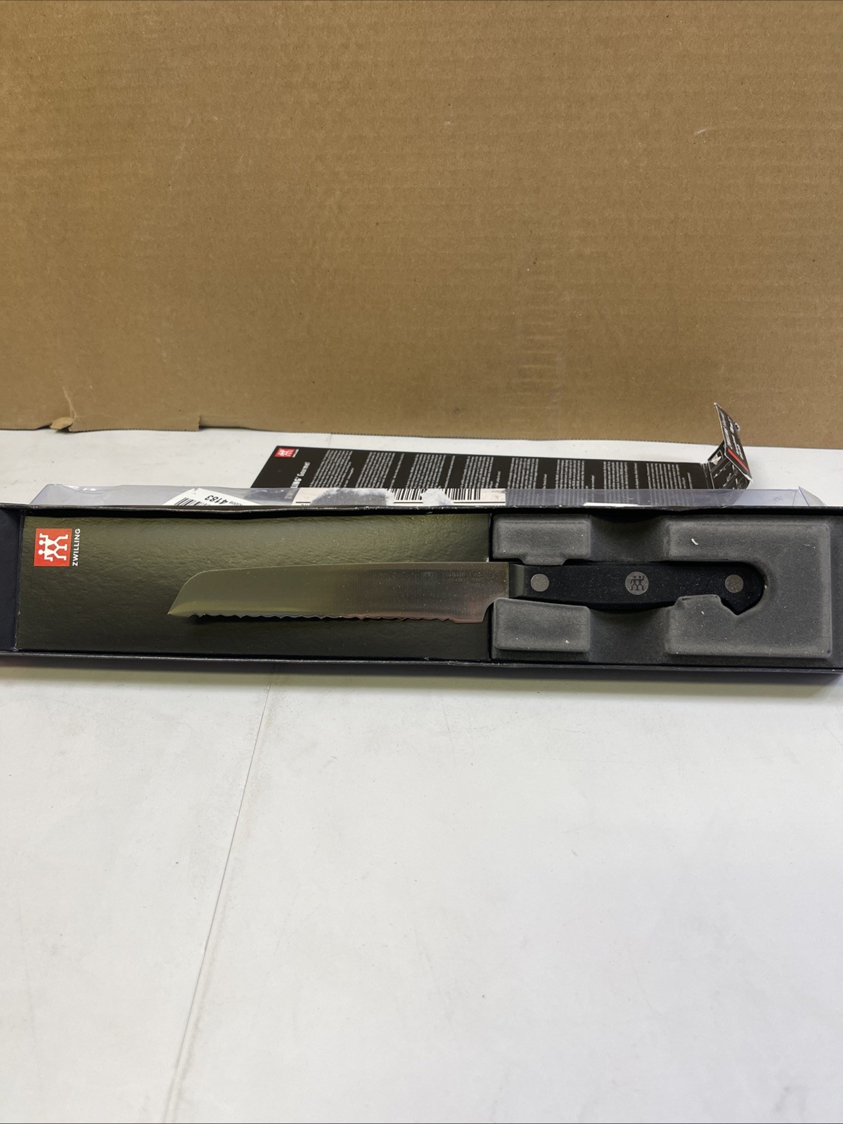 Zwilling GOURMET 5″ UTILITY Knife, Made in Germany, Serrated Blade, 36110-130