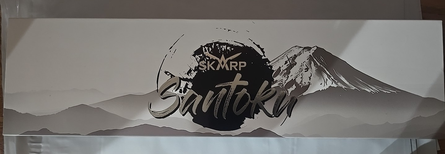 Skarp Santoku Kitchen Knife Damascus Steel+ G10 Handle
