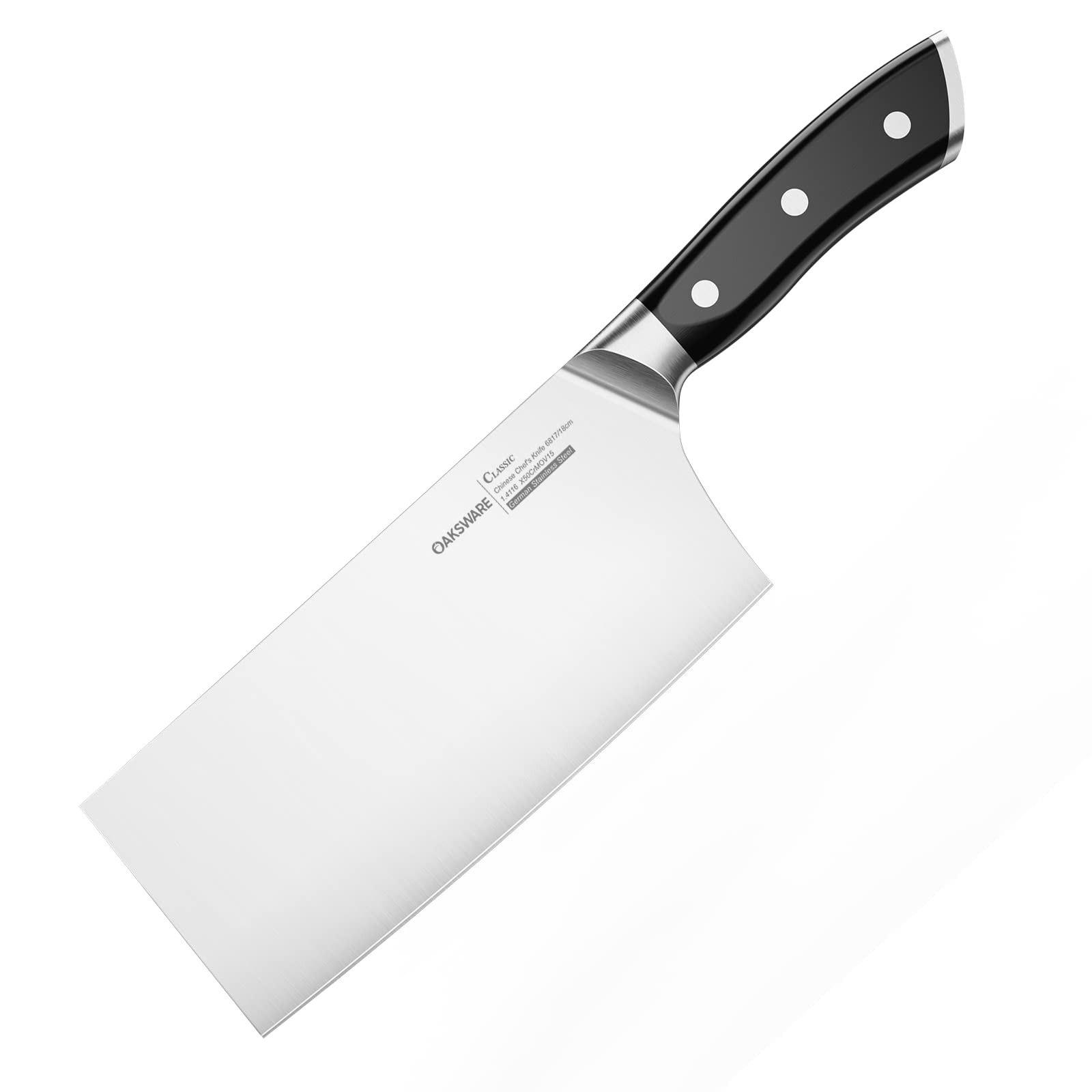 Chinese Chef’s Knife 7″, Vegetable Cleaver & Meat Slicing Knife