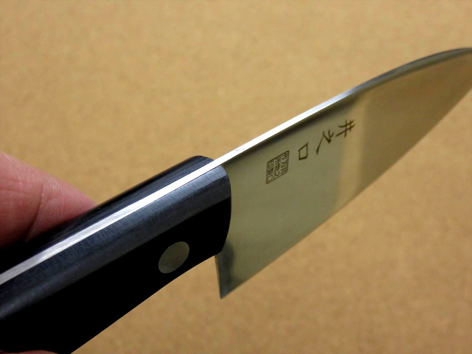 Japanese Kitchen Small Knife 110mm 4 in Double-edged Fishing Outdoor SEKI JAPAN