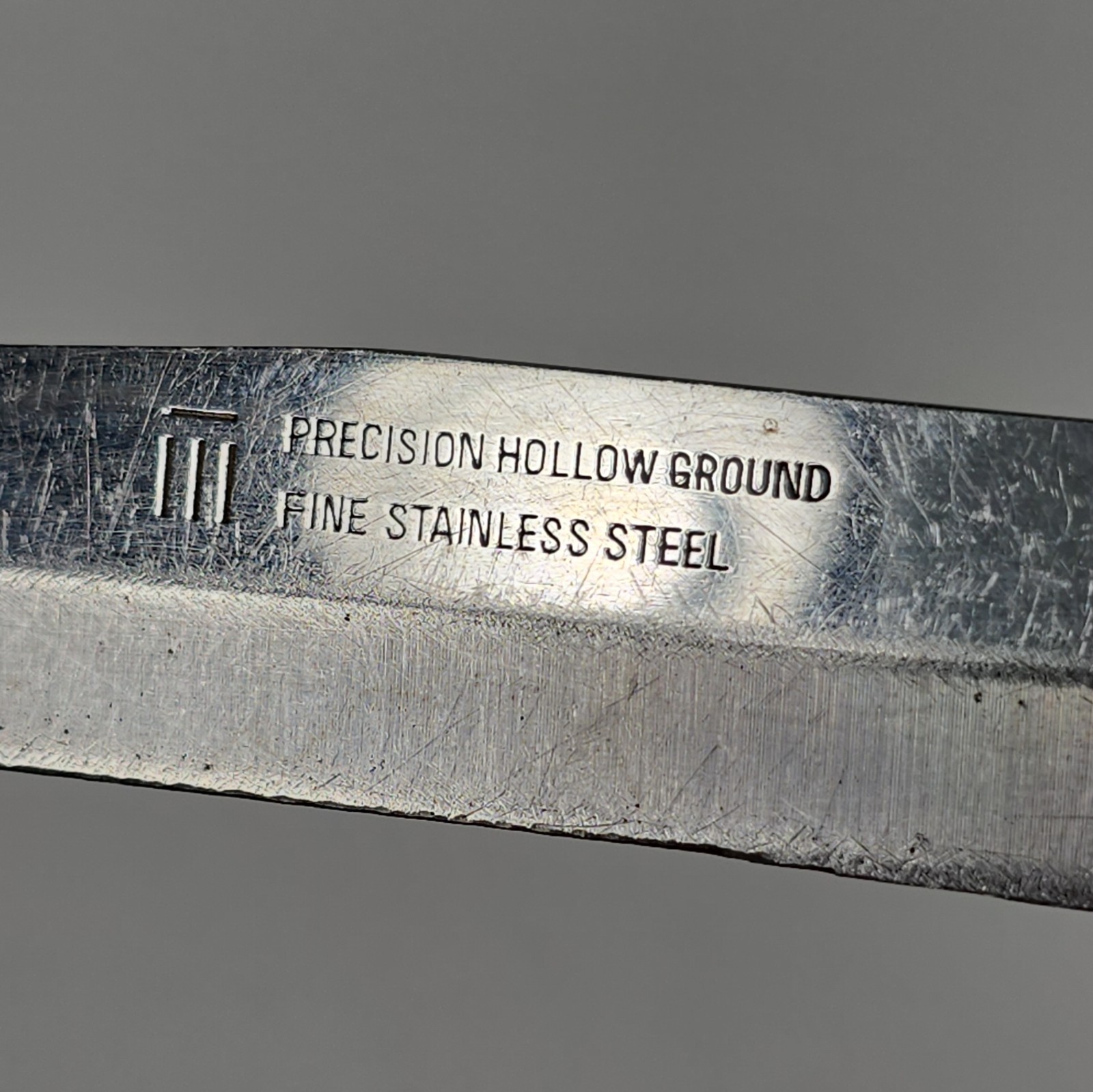 VTG Precision Hollow Ground Stainless Steel Carving Knife Japan Wood Handle 13″.