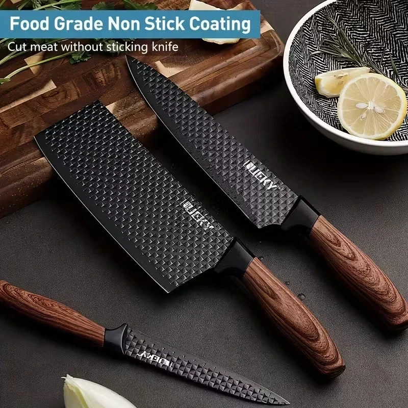 Professional 6 Piece Kitchen Chef Knife Set best gift box Ultra Sharp Stainless