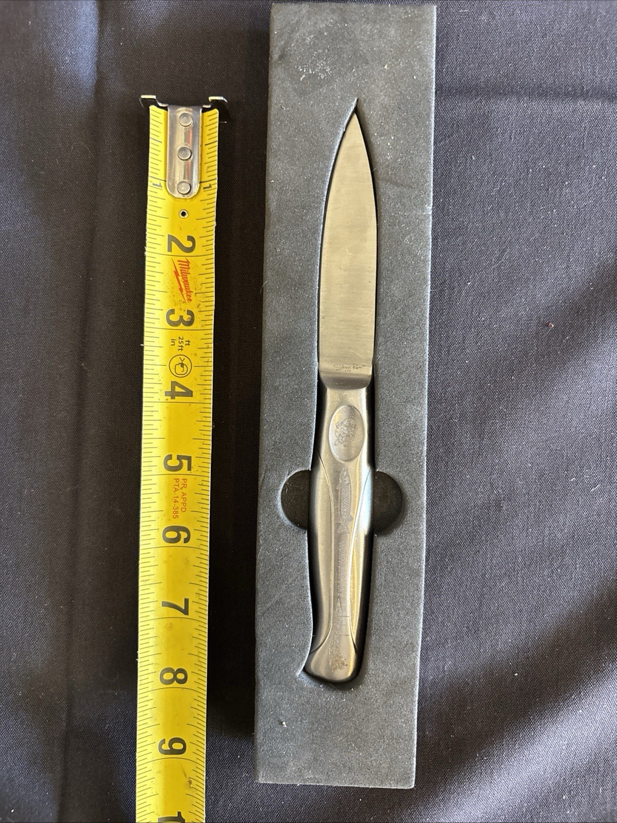 Stone River LTD. Northern Pike Engraved Paring Knife 7.5″.