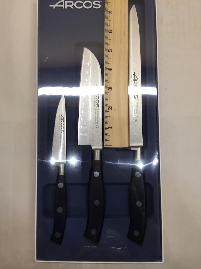 Arcos Forged Knife 3 pieces Nitrum Stainless Steel
