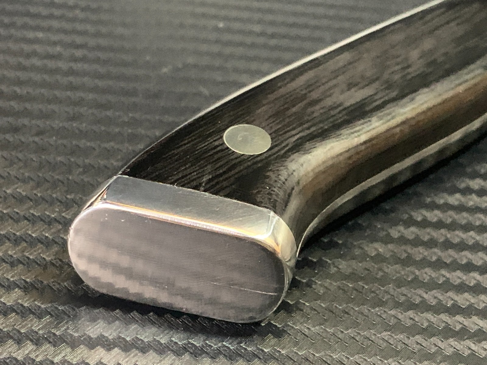 Nenohi 子の日 Nenox Gyuto 240mm(9.4″) Japanese Chef Knife Silver Handle End / Used