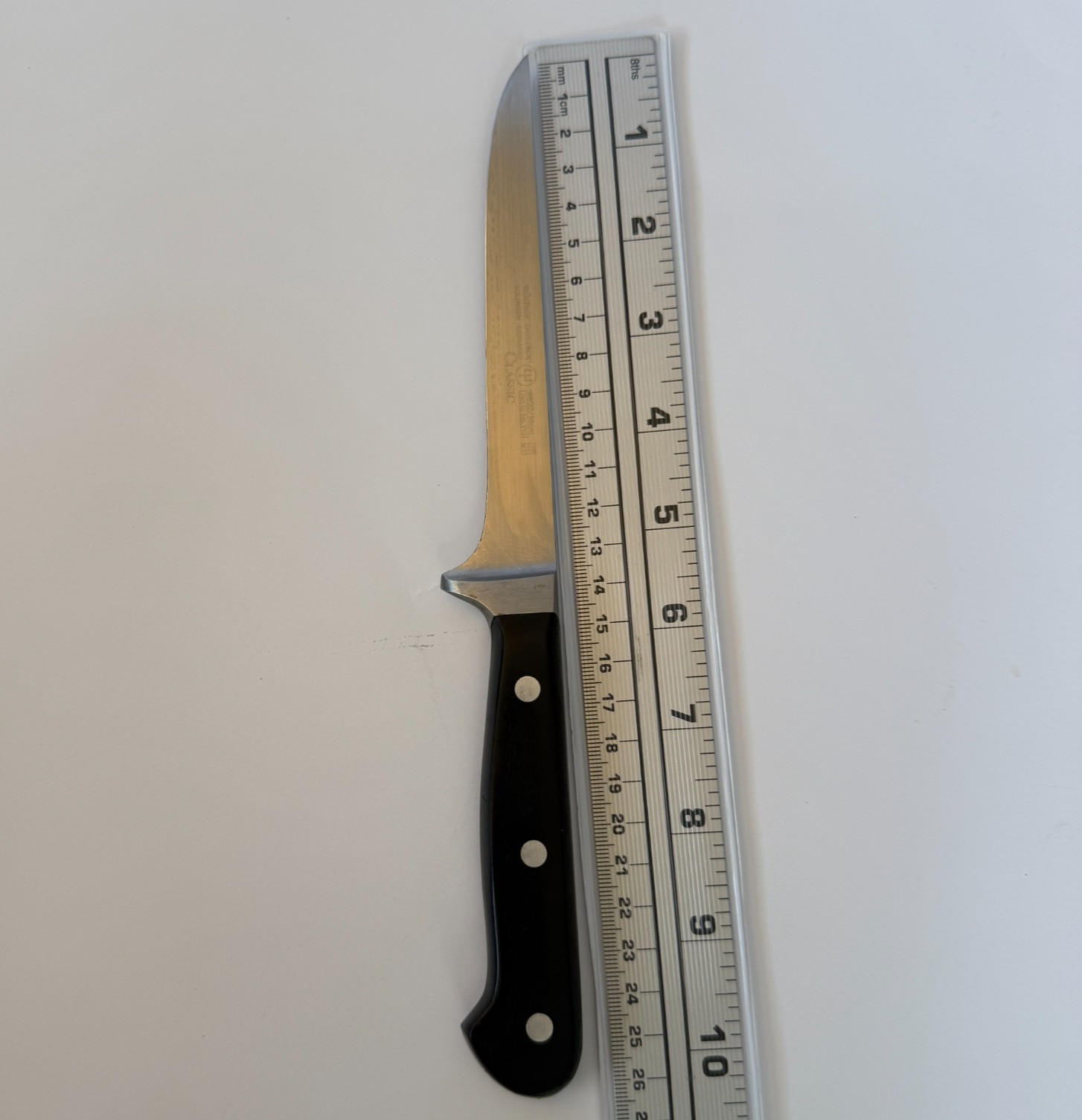 VINTAGE WUSTHOF INOX SOLINGEN GERMANY BLACK CLASSIC BONING KNIFE 5″ 4602/14CM