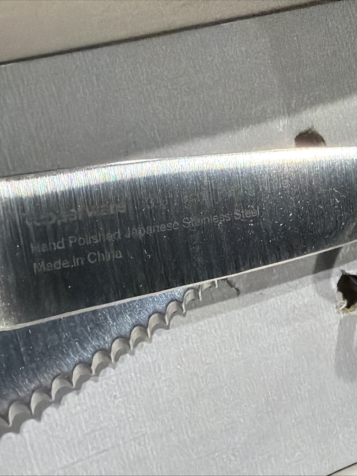 New Tupperware Chief Series Steak Knife 5″/13cm Blade Japan + Pairing Knife 3”