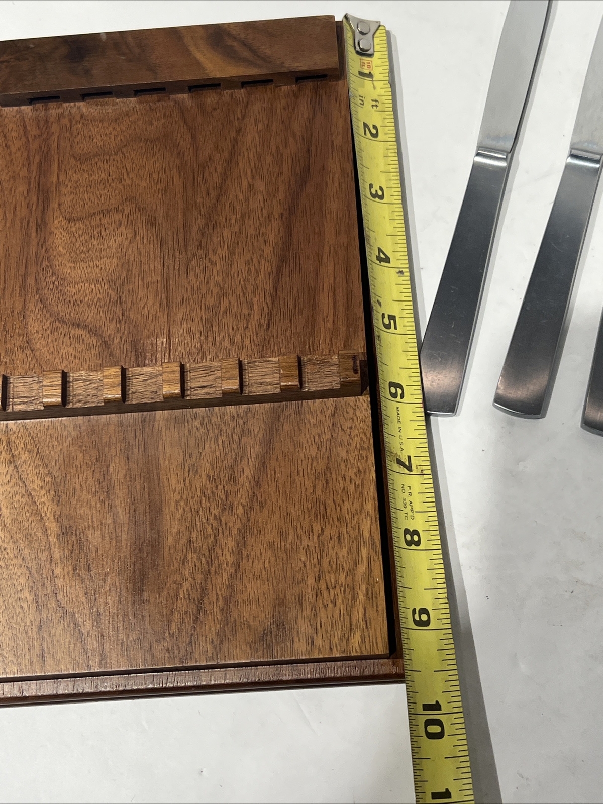 6- B&B Cutlery Set Stainless Steak Knives In Drawer Knife Case Italy Quality