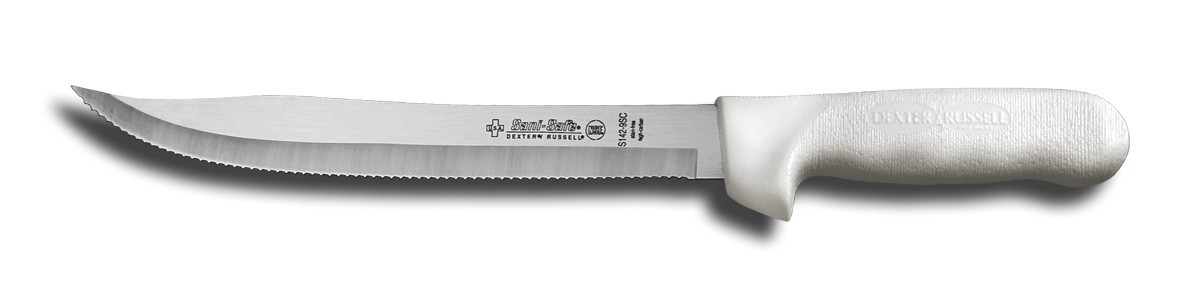 Dexter Russell Sani-Safe 9 inch Scalloped Utility Knife- S142-9SC-PCP