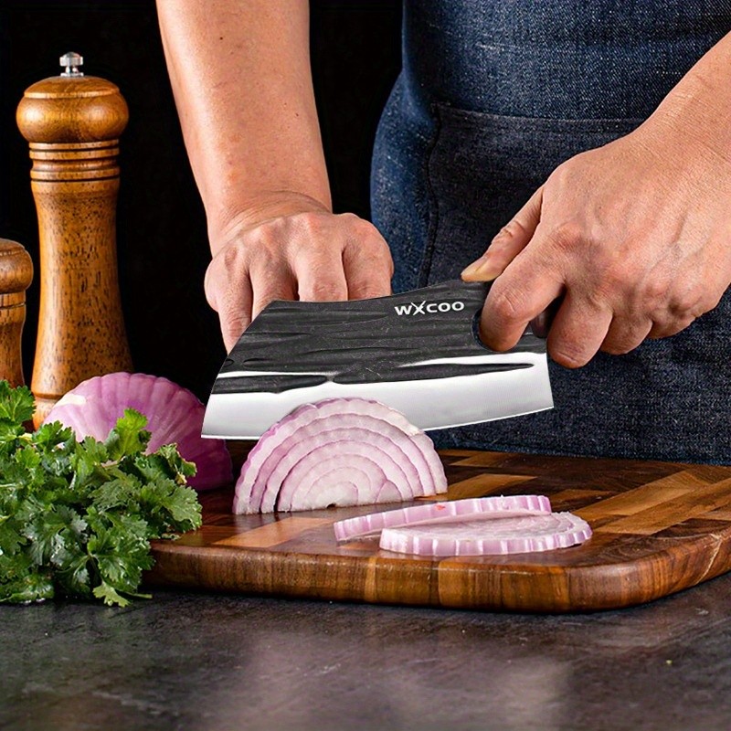 1-3PCS High Carbon Steel Kitchen Knife Set Professional Chef Butcher Chopper