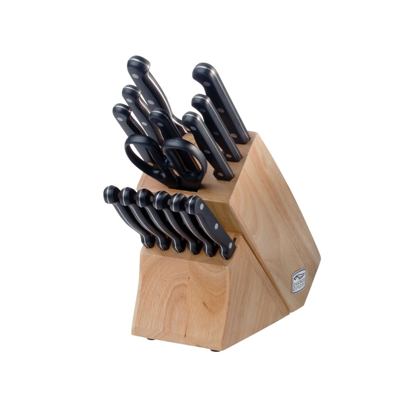 Chicago Cutlery Essentials Set Fixed Knife Carbon Steel blade Polymer Handle
