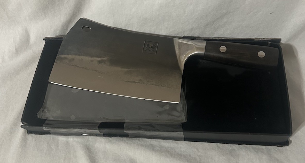 ENOKING Chopping Slicing Cleaver, HAND-FORGED High Carbon Steel *See Description