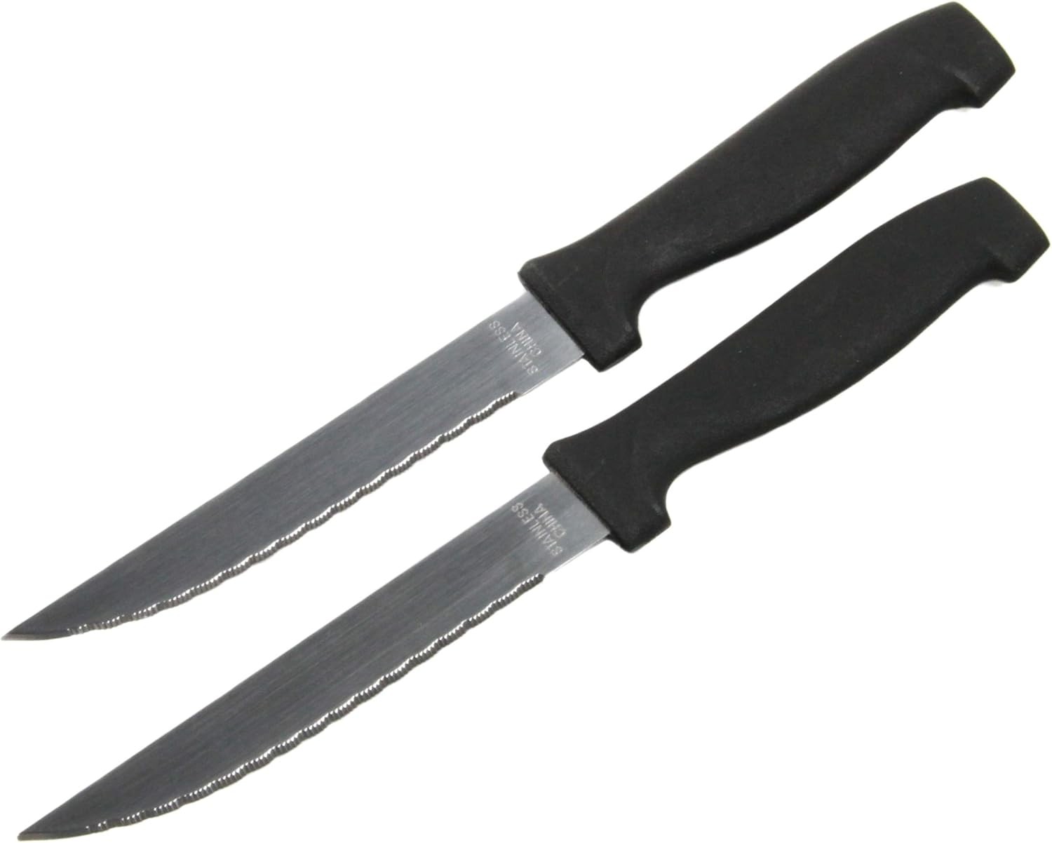 Select Steak Knife Set, 4.5 inch blade 8.5 inches in length 2 piece set,
