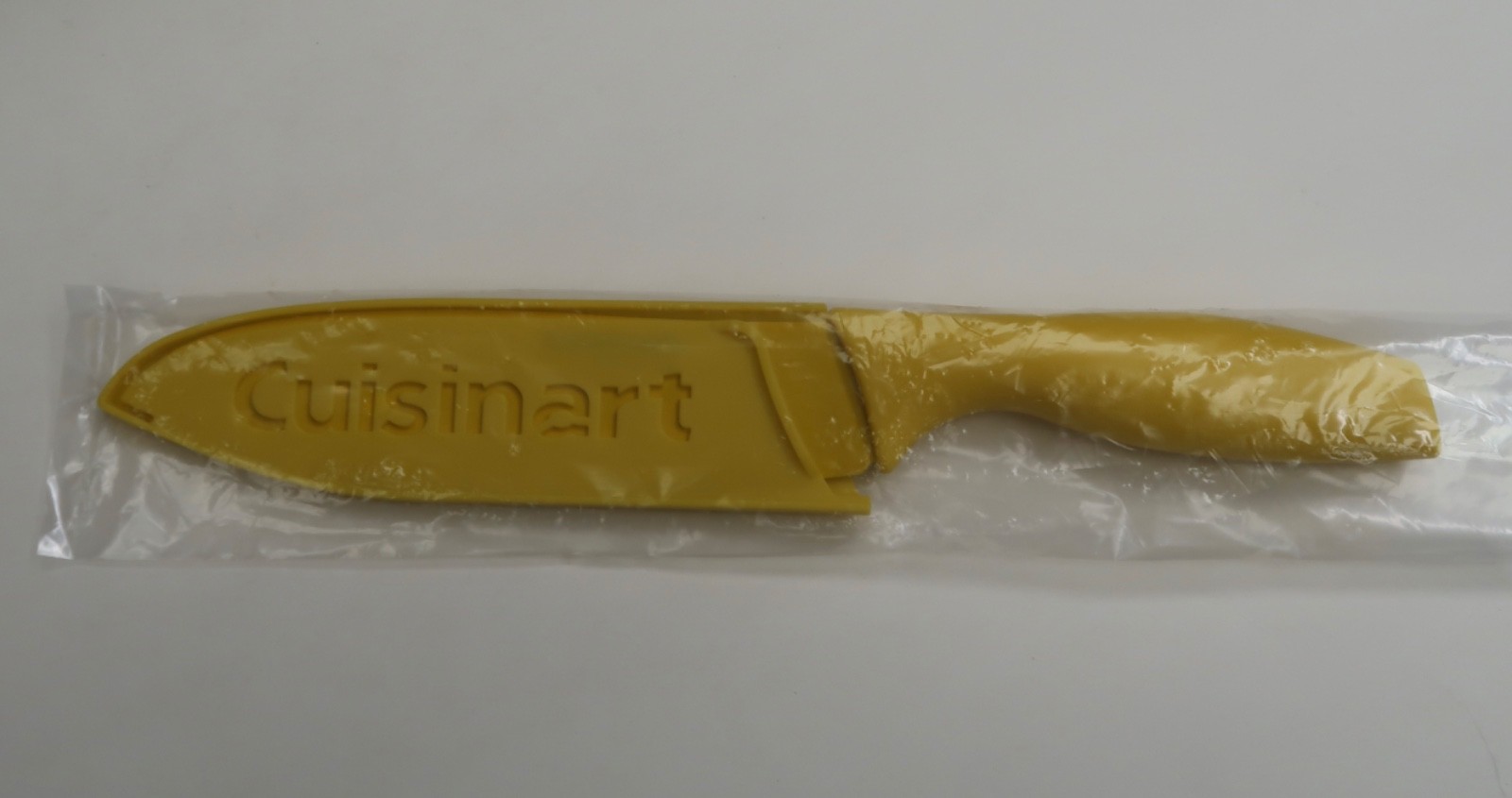 Cuisinart 6.5″ Utility Knife Stainless Steel Yellow Blade Guard Advantage Chef’s