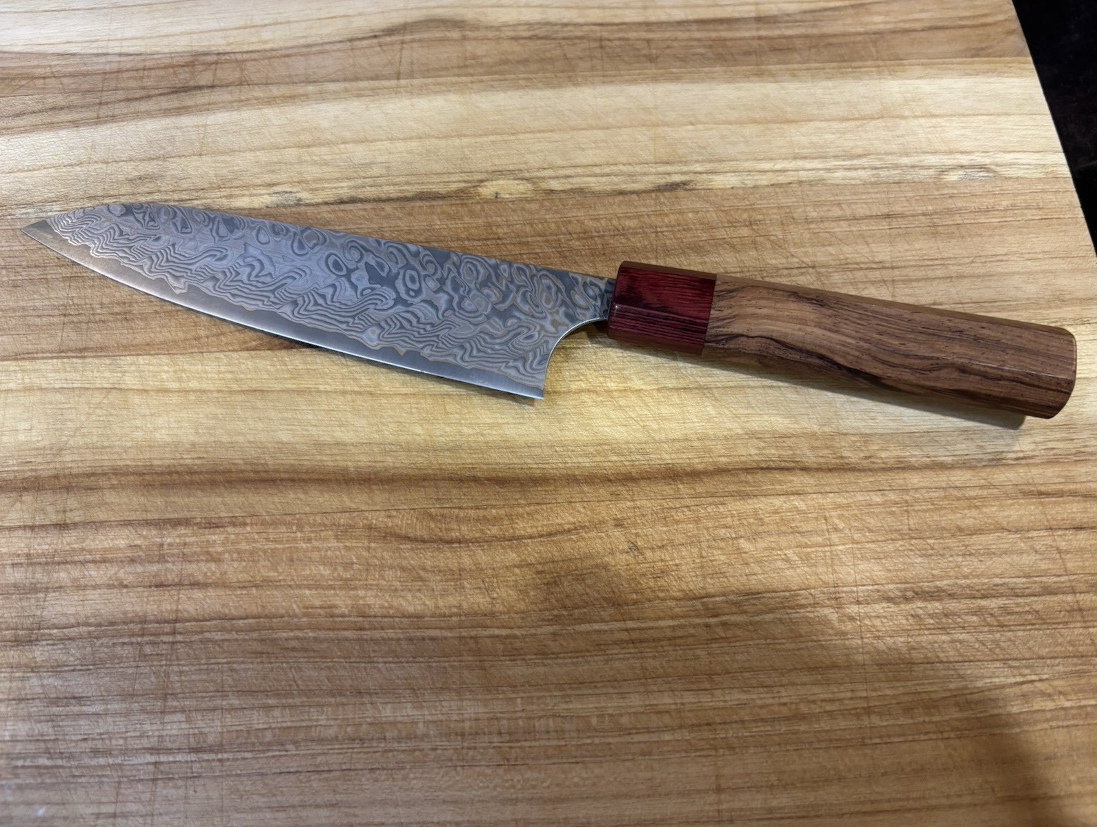 Yoshimi Kato SG2 Damascus Gyuto 180mm
