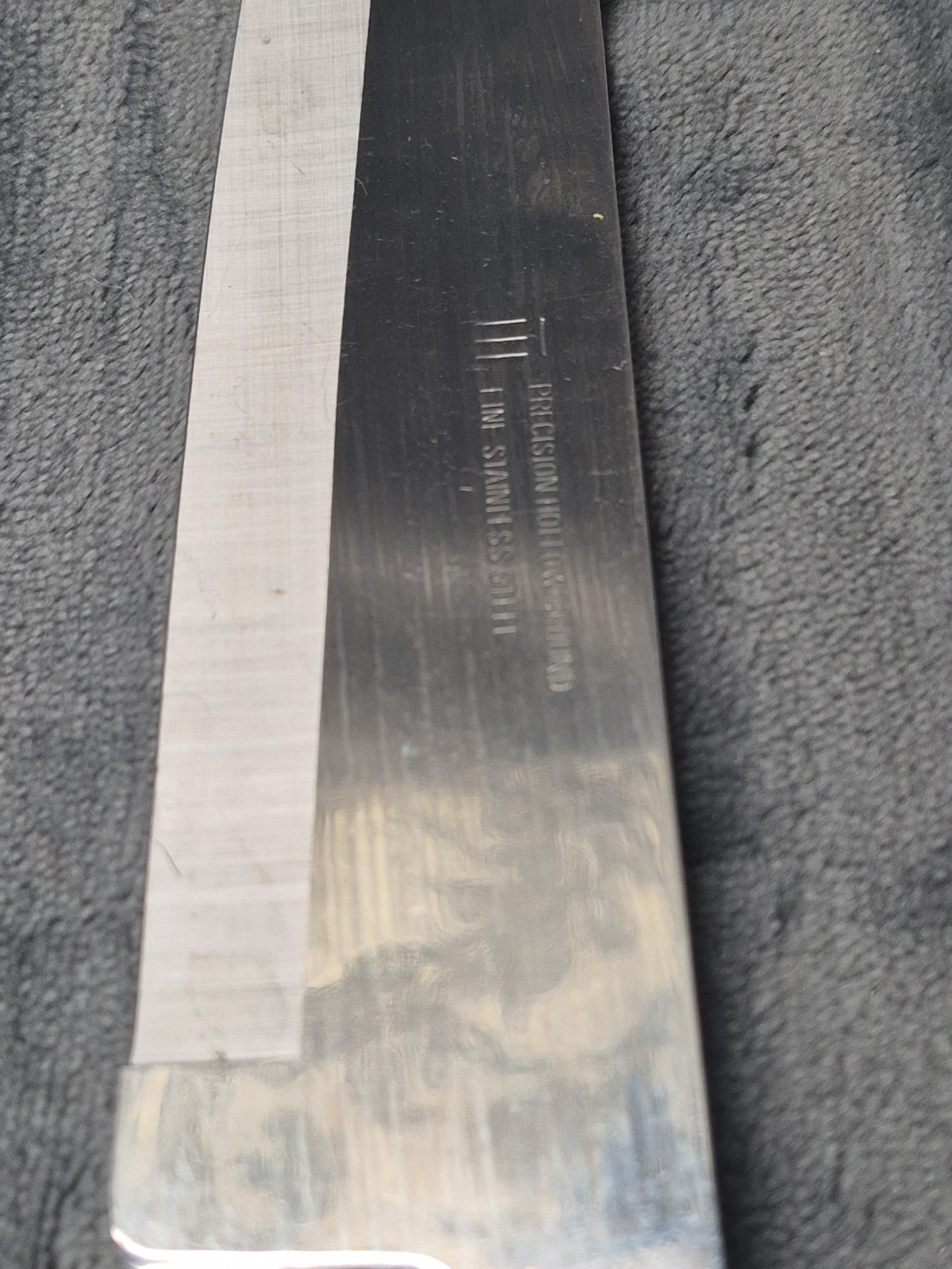 Vtg Precision Hollow Ground 9” FINE Stainless Steel Japan 1087-SF Chef’s Knife